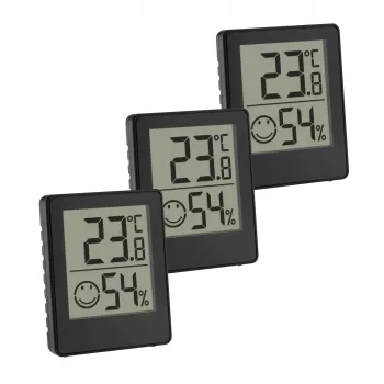 TFA Dostmann digitálny termo-hygrometer čierny (30.5039.01.03)
