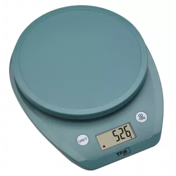 TFA Dostmann MOCHI digitálna kuchynská váha 5 kg tyrkysová 50.2007.20