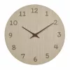 TFA Dostmann 60.3072.01 kremenné nástenné hodiny 298 mm svetlé drevo
