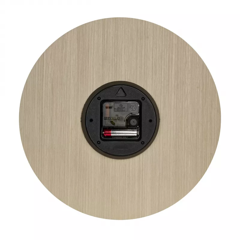 TFA Dostmann 60.3072.01 kremenné nástenné hodiny 298 mm svetlé drevo
