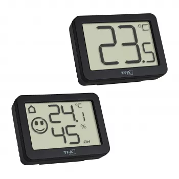 TFA Dostmann termo-/hygrometer čierny 95.2020.01