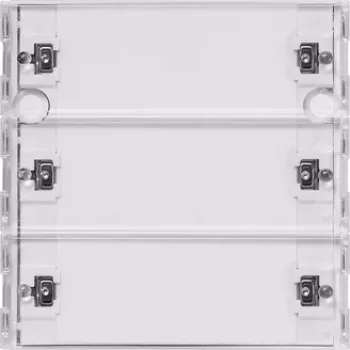Gira KNX RF tlačidlový senzor 3-násobný System 55, čisto biely lesklý 510300
