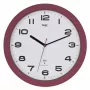 TFA Dostmann 60.3554.05 rádiové nástenné hodiny, červené, priemer 320 mm