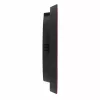 TFA Dostmann 60.3554.05 rádiové nástenné hodiny, červené, priemer 320 mm