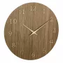 TFA Dostmann 60.3072.23 kremenné nástenné hodiny 298 mm tmavé drevo