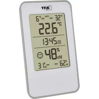 TFA Dostmann 30.5057.02 digitálny termo-hygrometer vnútorný biely