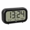 TFA Dostmann 60.2052.01 kremenný budík čierny extra hlasný alarm veľký displej