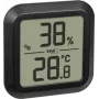 TFA Dostmann digitálny termo-hygrometer na zabudovanie, čierny 30.5061.01