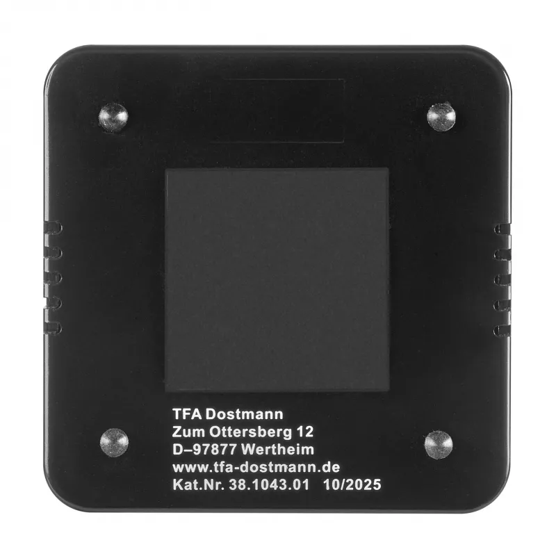 TFA Dostmann mechanické kuchynské hodiny čierne 38.1043.01