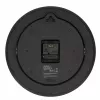 TFA Dostmann 60.3554.10 rádiové nástenné hodiny 320 mm antracit s plynulou sekundou
