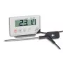 TFA Dostmann 30.1033 digitálny teplomer s Min/Max pamäťou, biela/strieborná