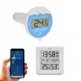 TFA Dostmann TFA.me Smart Pool Thermometer štartovacia sada s WLAN bránou a plávajúcim bazénovým senzorom, biela 35.8110.02