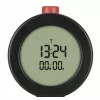TFA Dostmann 60.2569.01 Rádiom riadený budík, veľký displej, časovač, čierna/červená