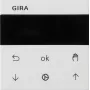 Gira System 55 časový spínač žalúzií/roliet s displejom, čistobiela lesklá 536627