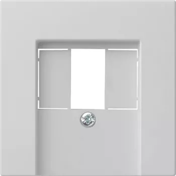 Gira System 55 krycia doska pre TAE a USB, sivá 0276015