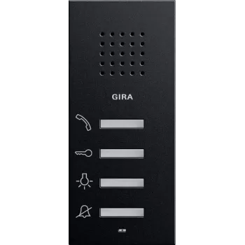Gira audio vnútorná stanica 1250005 nadomietková System 55 čierna
