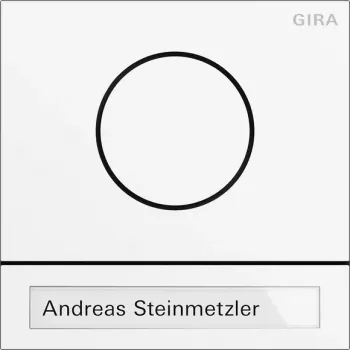 Gira System 106 slepý modul dopravná biela lakovaná 5565902
