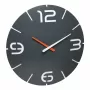 TFA Dostmann dizajnové rádiové nástenné hodiny Contour, čierno-biele (60.3536.10)