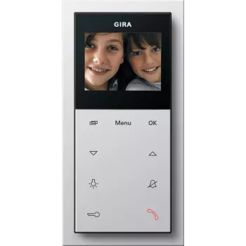 Gira 1239112 video vnútorná stanica AP Plus, na omietku, čistobiela