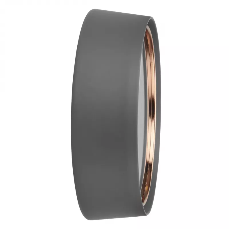 TFA Dostmann 60.3547.10 rádiové nástenné hodiny 22,3 cm sivá meď
