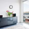 TFA Dostmann 60.3547.10 rádiové nástenné hodiny 22,3 cm sivá meď