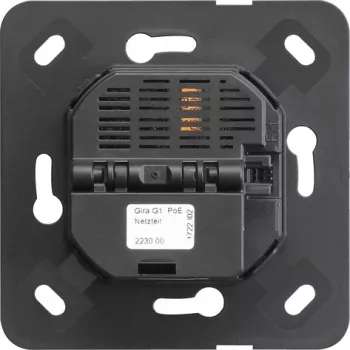 Gira PoE napájací zdroj G1, 15,4 W, DIN lišta, 100-240 V AC na 48-57 V DC, IEEE 802.3af 223000
