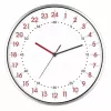 TFA Dostmann 60.3069.02 kremenné nástenné hodiny 304 mm x 48 mm hliník