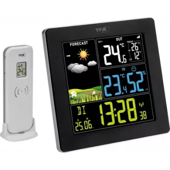 TFA Dostmann Sun 2 Rádiová meteorologická stanica čierna 35.1174.01