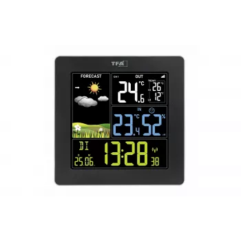 TFA Dostmann Sun 2 Rádiová meteorologická stanica čierna 35.1174.01