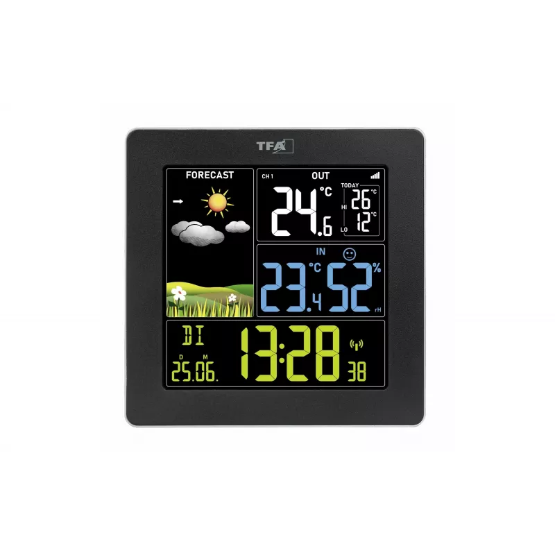 TFA Dostmann Sun 2 Rádiová meteorologická stanica čierna 35.1174.01