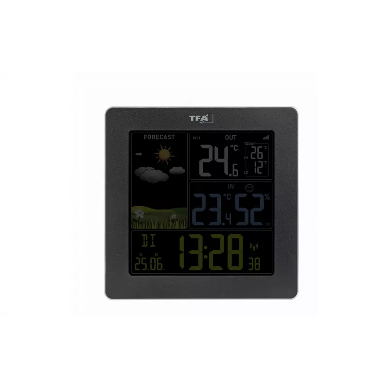 TFA Dostmann Sun 2 Rádiová meteorologická stanica čierna 35.1174.01