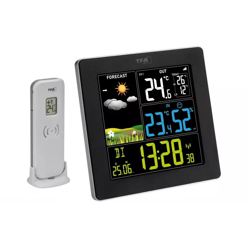 TFA Dostmann Sun 2 Rádiová meteorologická stanica čierna 35.1174.01