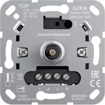 Gira Mechanizmus regulátora otáčok 246000