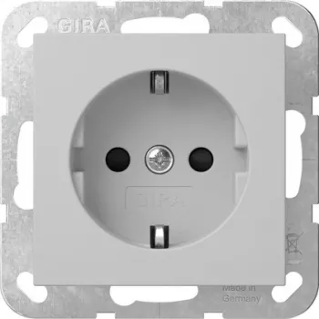 Gira SCHUKO zásuvka s LED orientačným svetlom, čisto biela 4755015