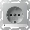 GIRA 417026 SCHUKO zásuvka s LED orientačným svetlom, System 55