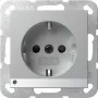 GIRA 417026 SCHUKO zásuvka s LED orientačným svetlom, System 55