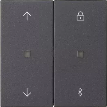 Gira System 3000 časové spínacie hodiny pre žalúzie a rolety Bluetooth antracit 536728