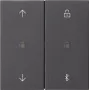 Gira System 3000 časové spínacie hodiny pre žalúzie a rolety Bluetooth antracit 536728