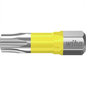 Wiha 42304 Torx bit T25 x 25 mm, balenie 25 ks, 1/4 palca šesťhranný pohon, molybdén-vanádiová oceľ