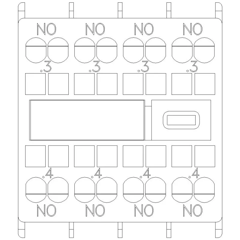 Siemens SIRIUS pomocný spínací blok 4 spínacie (3RH2911-2FA40)