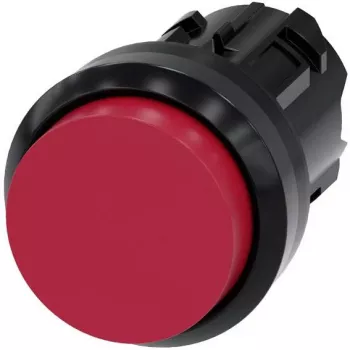 Siemens SIRIUS ACT predný diel tlačidla, plast, červený, 22mm, neosvetlený, tlačný 3SU1000-0BB20-0AA0