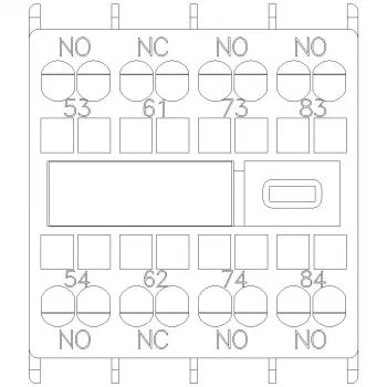 Siemens SIRIUS pomocný spínací blok 3NO+1NC predná montáž 3RH2911-2XA31-0MA0