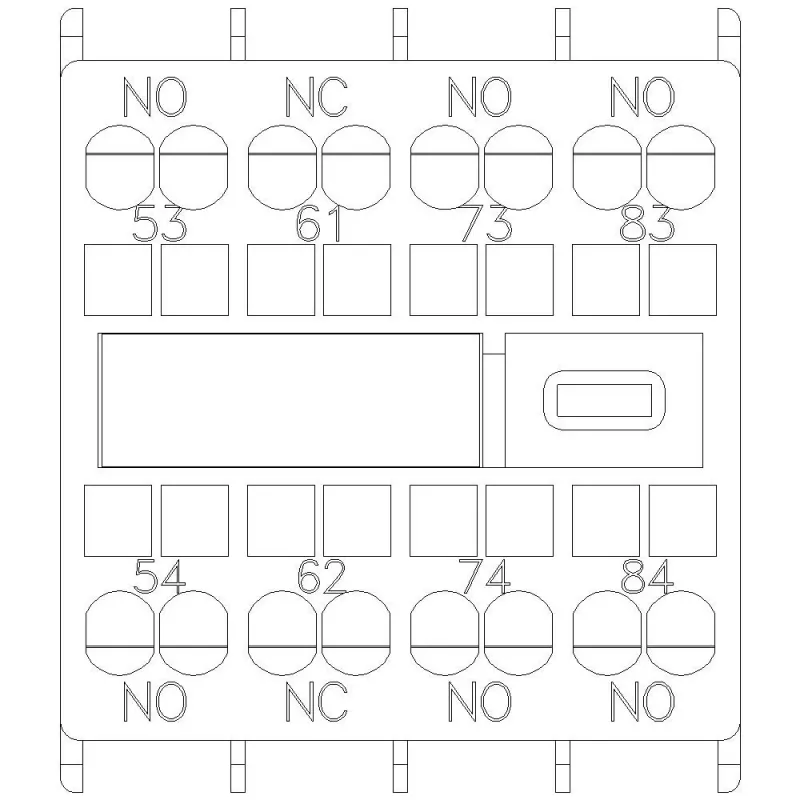Siemens SIRIUS pomocný spínací blok 3NO+1NC predná montáž 3RH2911-2XA31-0MA0