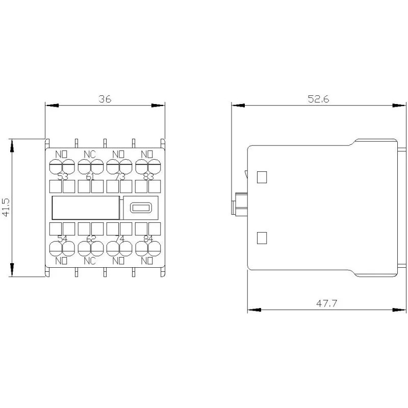 Siemens SIRIUS pomocný spínací blok 3NO+1NC predná montáž 3RH2911-2XA31-0MA0