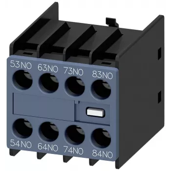 Siemens 3RH2911-1XA40-0MA0 pomocný spínací blok, 4 NO, skrutková svorka, bočná montáž pre SIRIUS 3RH2/3RT2