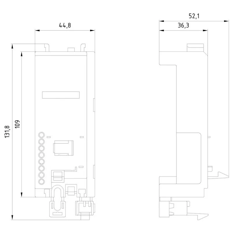 Siemens SIRIUS spojovací modul pre výkonové spínače 3RV2 a stýkače 3RT2, S00/S0, 3RV2917-7AA00