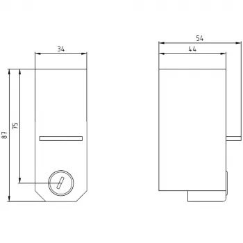 Siemens SIRIUS kryt svorkovnice 3TX65263B transparentný
