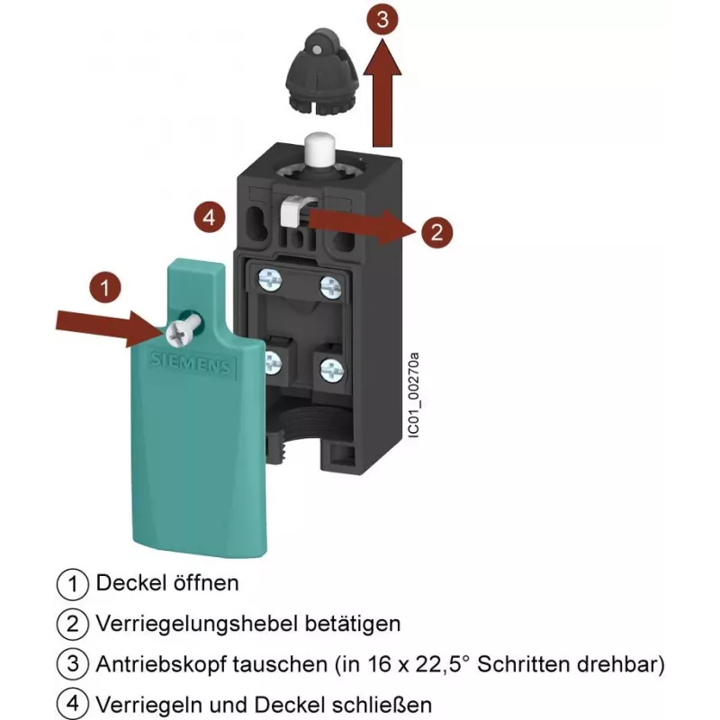 Siemens 3SE5122-0CA00 polohový spínač