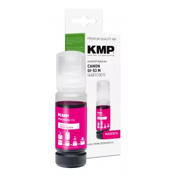 KMP Dopĺňacia atramentová fľaša Purpurová 60 ml pre Canon GI-53M (4681C001) 1583,0006