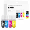 KMP Sada dopĺňacích atramentov pre Canon GI-55BK/C/M/Y, 4x70 ml kombinované balenie (Čierna, Azúrová, Purpurová, Žltá) 1587,0005